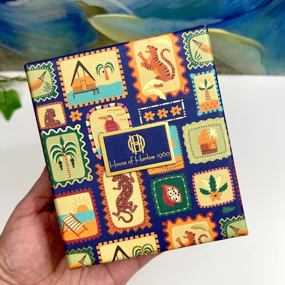 House Of Harlow 1960 Gold-Tone Link Chain Bracelet Lead Safe Nickel Free In Gift - Picture 4 of 4